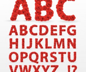 with Flowers font Design 01