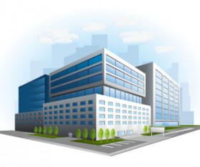 Business Buildings Design vector 03