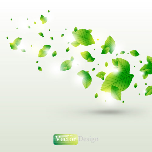 Halation leaf background 02 vector