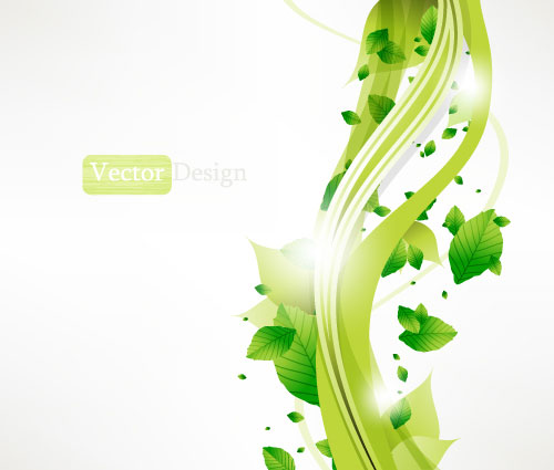 Halation leaf background 03 vector