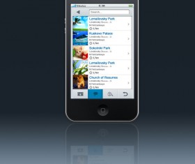 free vector iPhone4 s Interface design