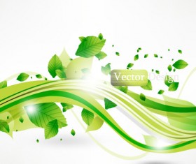 Halation leaf background 04 vector