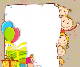 free vector Cartoon Primary school students Illustration 01