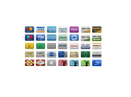 Credit Card Icon Pack 