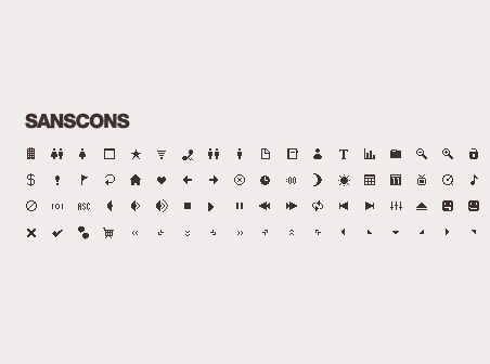Sanscons icons