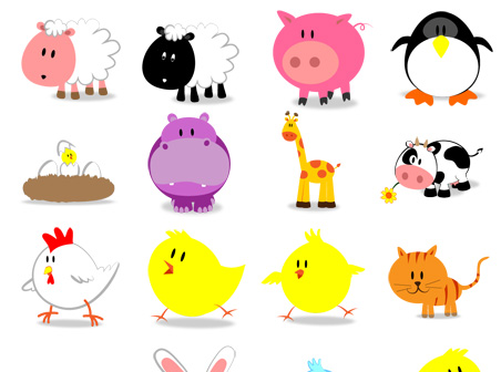 Free cute animals Icons free download