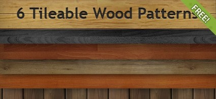 6 Free Tileable Wood Patterns