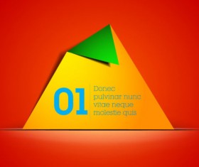 free vector color Origami 04