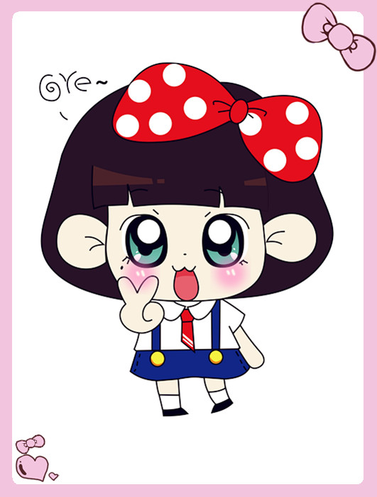 free Cute cartoon Doll vector 02