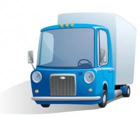 Cute cartoon car 04 free vector