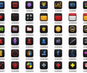 Set 200 Small fine  icon