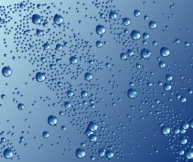 Water droplets background vector 01
