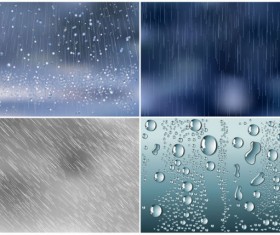Water droplets background vector 02