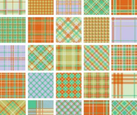 free Plaid pattern vector 01