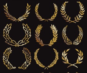 Circular Garland vector 02