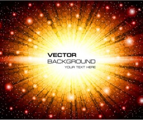 Brilliant Luminous background free vector 01