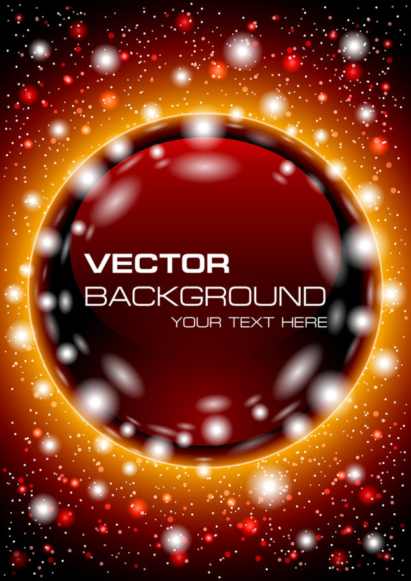 Brilliant Luminous background free vector 04