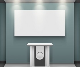 Exhibition Booth Window free vector 05