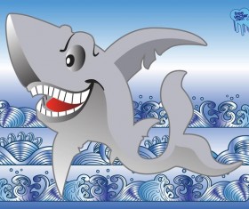 free vector Cartoon Shark