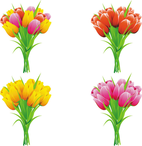 Exquisite with Flowers free vector 01