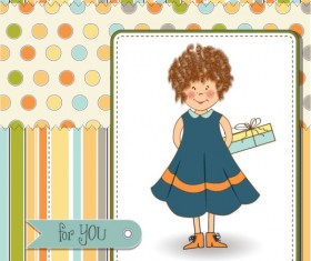 cute cartoon Illustration vector 03