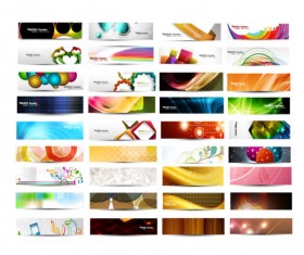 Abstract Fashion vector banner 03