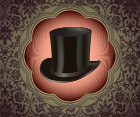 Hat background free vector 01