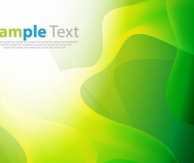  free Vector Abstract Green Curves Background