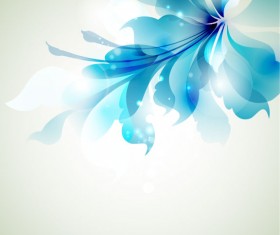 free vector Halation with Flowers 01