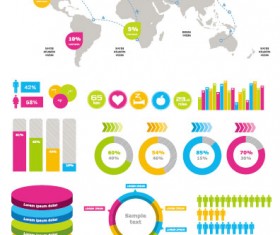 Business Information Data chart vector 04