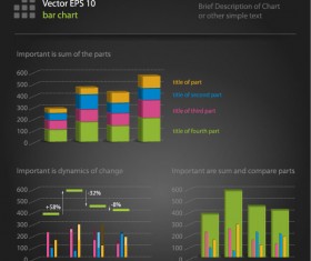 Financial Data Chart free vector 01
