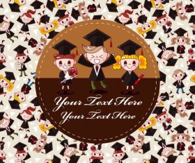 Cartoon Graduate free vector