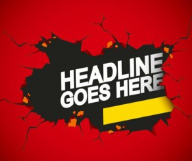 free vector Tear Effect background 01