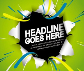 free vector Tear Effect background 04