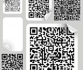 Barcode design Elements vector set 04