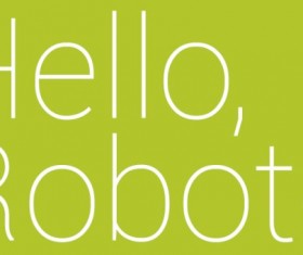 16 hello Roboto font