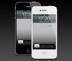 iphone 4 free psd template