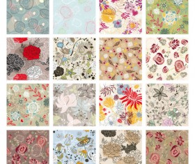 Floral Pattern vector Collection 02