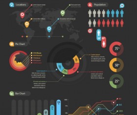Business Info graphic Elements vector