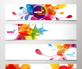 Abstract Creative banner free vector 01