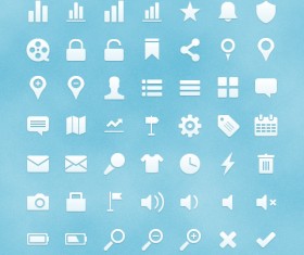 Set of website user interface icons