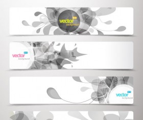 Abstract Creative banner free vector 02