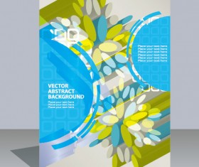 Abstract folder design vector background 01
