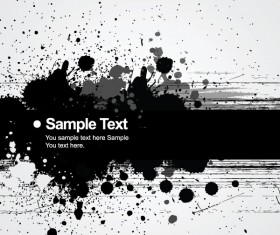 Ink jet Effect vector background 01