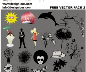 free vector Silhouettes Collection
