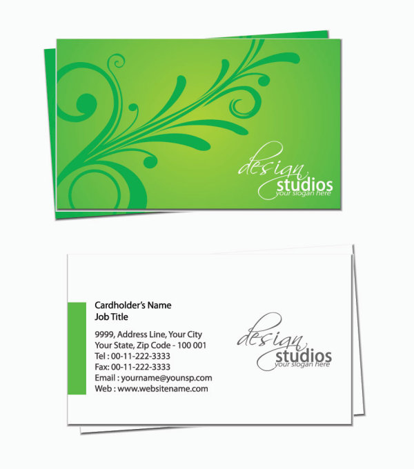 Business card template Complete Set vector 04