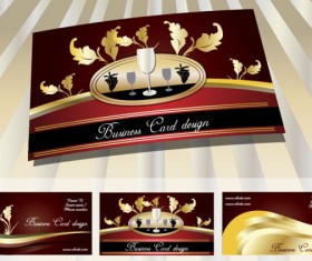 Stylish Creative cards free vector 04