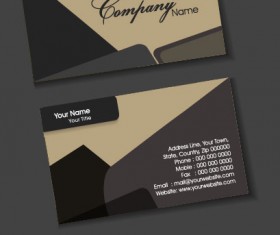 Exquisite Business cards design elements vector 01