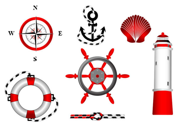 Navigation design elements vector  Labels 03