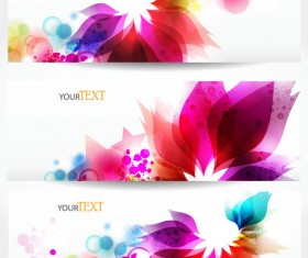 Abstract Stylish vector banner 03